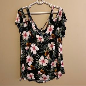 Floral Off the Shoulder Top